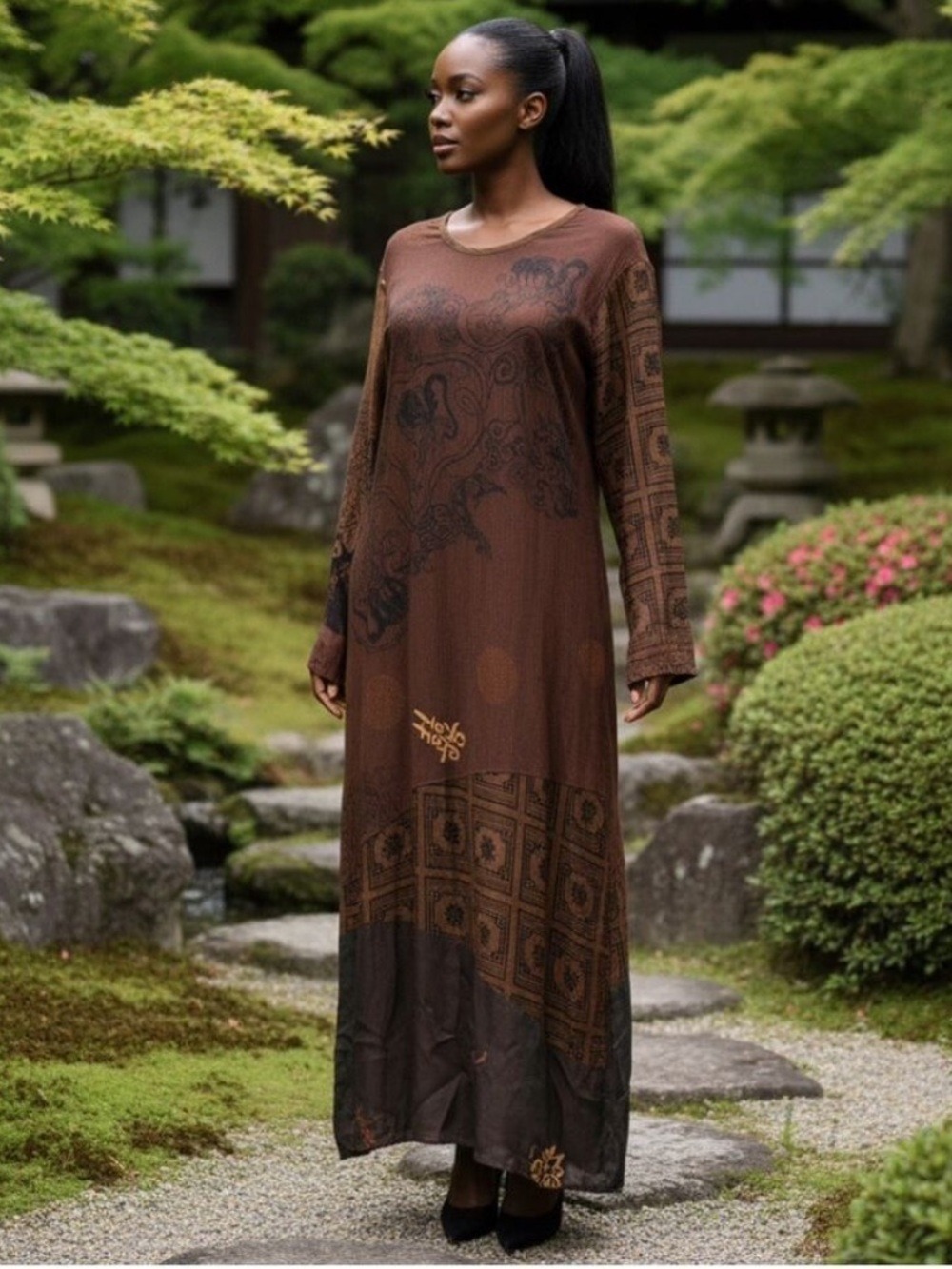 Staley Gretzinger Year of the Dragon Art to Wear Dress - Size Medium